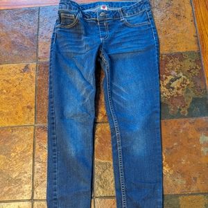 Blue Total Girl Adjustable Waistband Jeans Size 14 Regular